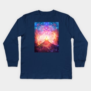 Meditation space Kids Long Sleeve T-Shirt